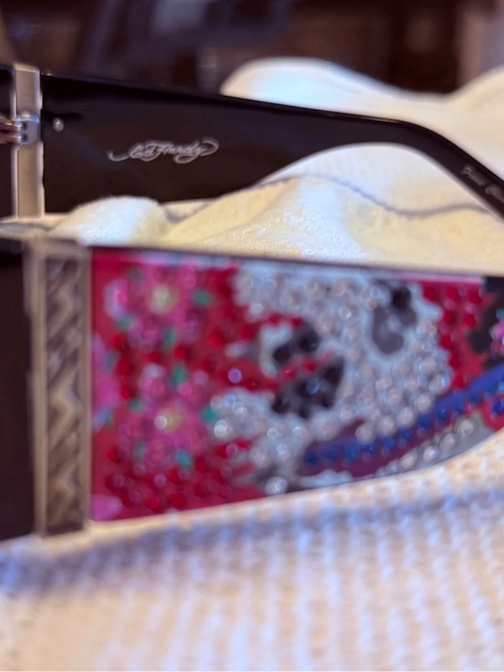 Vintage Ed Hard Beautiful Ghost Sunglasses